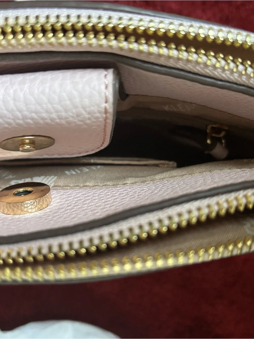 Anne Klein pink crossbody like new